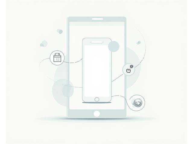Interaktívna vizualizácia online coaching session na tablete, so štyrmi ikonami predstavujúcimi kroky procesu.